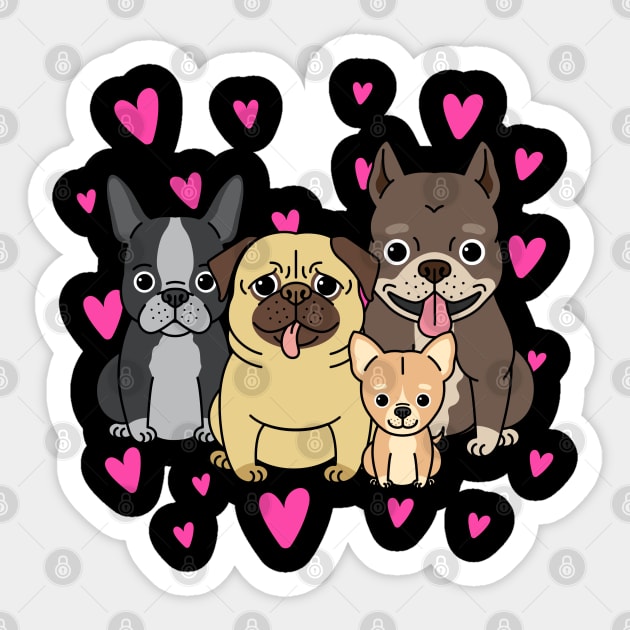 Only My Dog Understands Me Sticker by ZenCloak